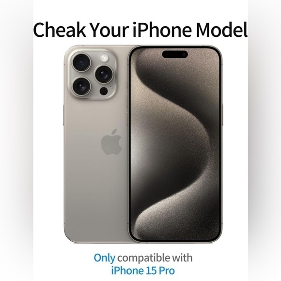 Vacuas-CI Screen/lens Protector Kit Glass 3 Pack for iPhone 15 Pro 6.1 Inch - Picture 3 of 8